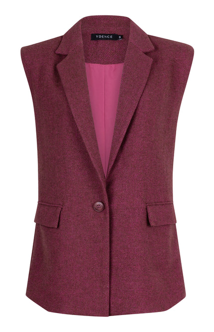 Ydence Gilet Emelia Pink Stretchshop.nl