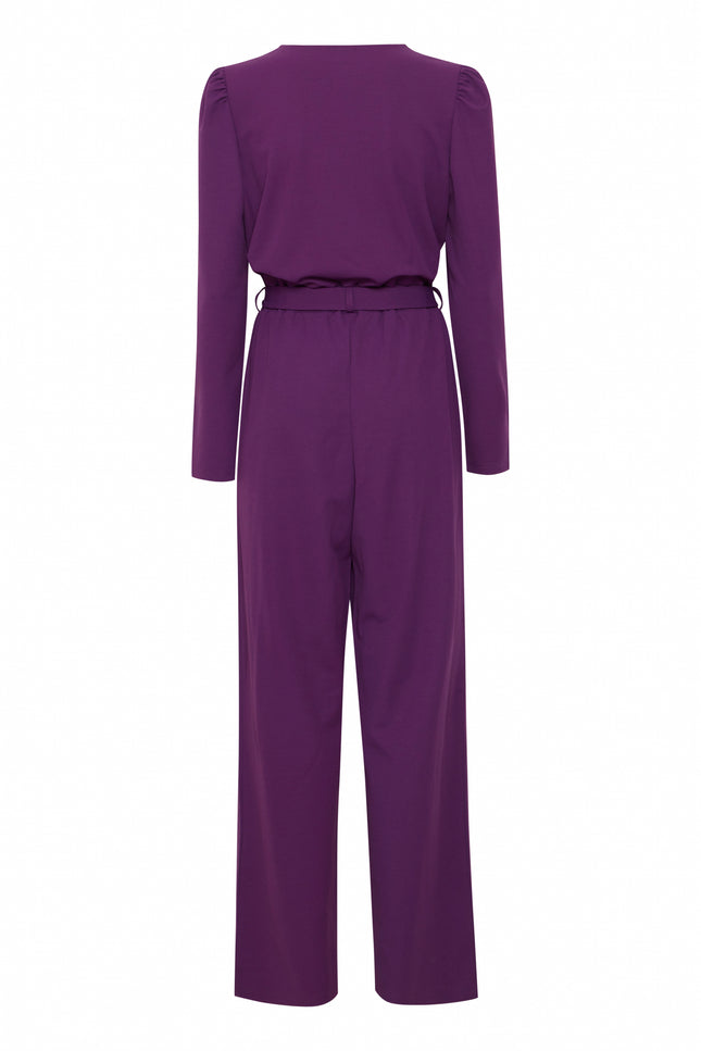 Ichi Jumpsuit ihpabitra Imperial Purple Stretchshop.nl