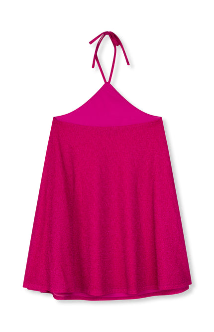 Refined Department Jurk molly halter fuchsia 302 Stretchshop.nl