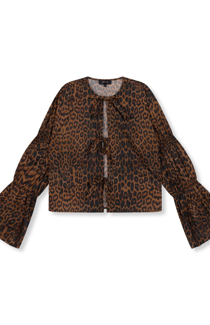 Refined Department Blouse Gemma Leopard Stretchshop.nl