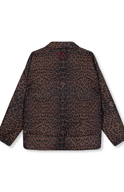 Refined Department Jacket Riviera Padded Leopard Stretchshop.nl