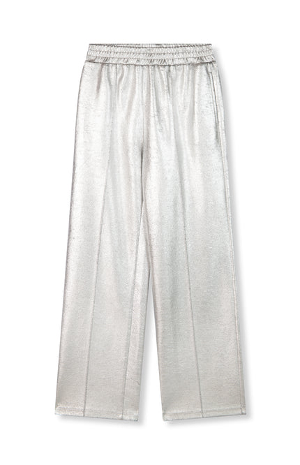 Refined Department Broek tyra straight metalic silver R2410121654 Stretchshop.nl