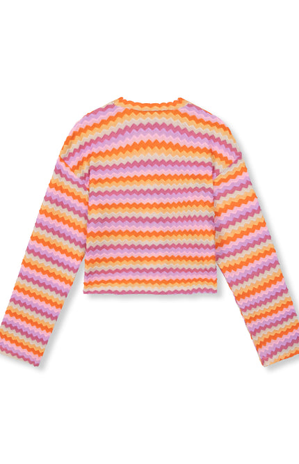 Refined Department Top nica crochet multi colour 100 Stretchshop.nl