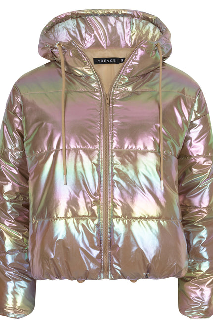 Ydence Jacket Bubbles Gold Stretchshop.nl