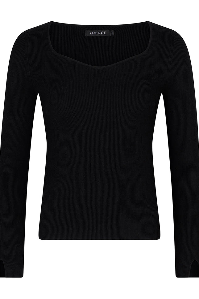 Ydence Top chiara black Stretchshop.nl