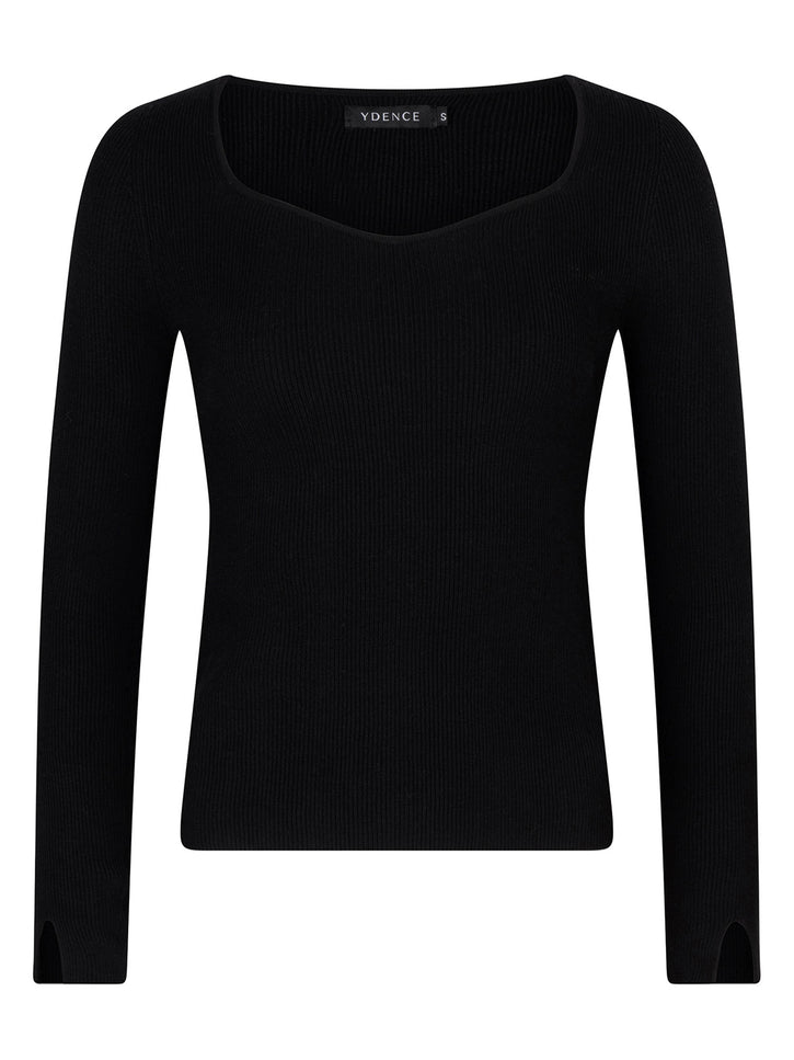 Ydence Top chiara black Stretchshop.nl