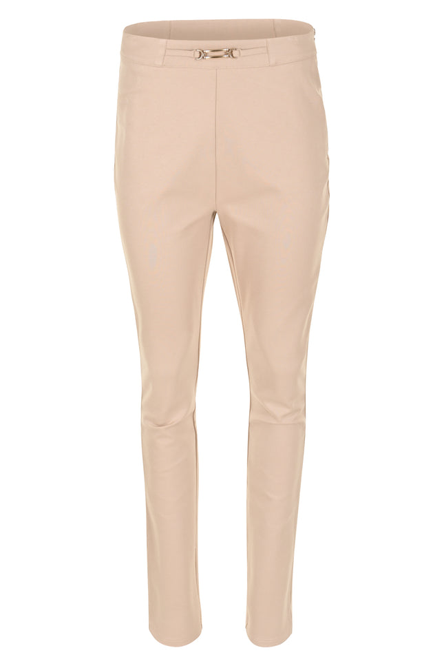 Zizo Broek lara dark sand D11 Stretchshop.nl