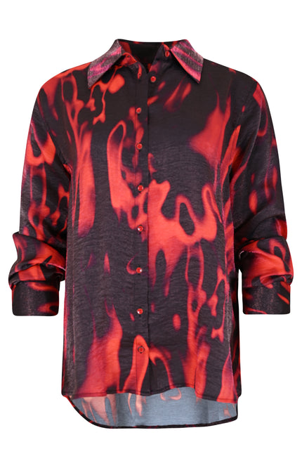 Maicazz Blouse lenna flames red D14 Stretchshop.nl