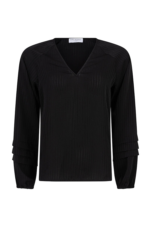 Lofty Manner Blouse giana black Stretchshop.nl