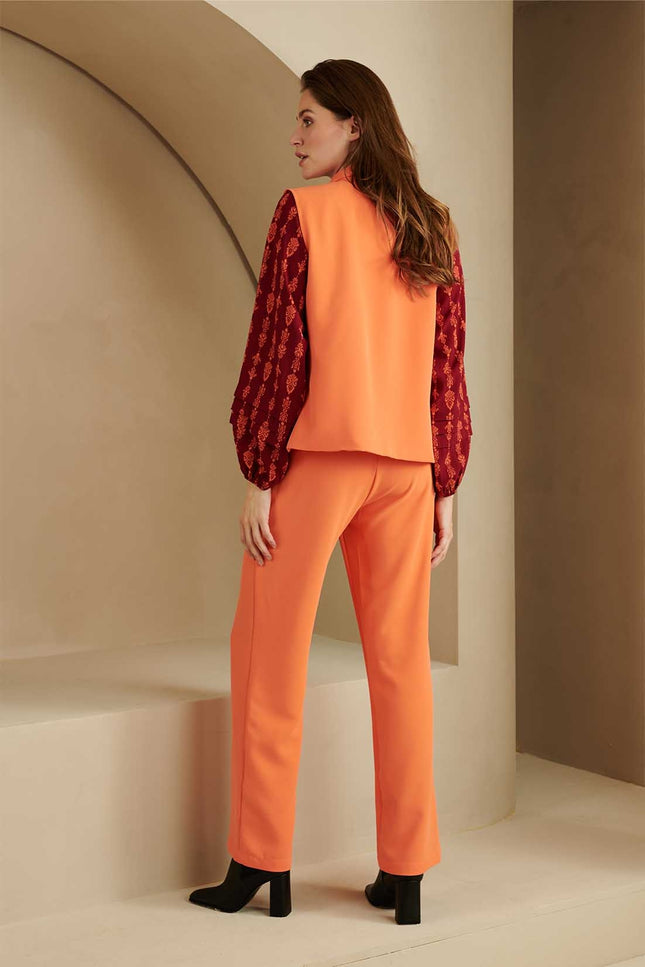 Lofty Manner Broek Leanni peach Stretchshop.nl