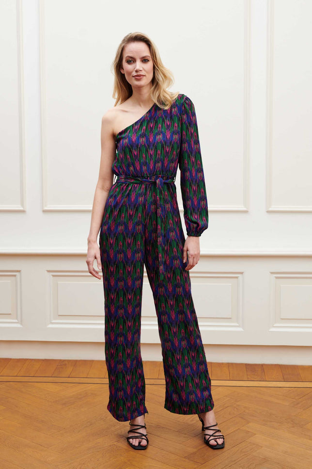 Lofty Manner Jumpsuit lucie chrysler multi print Stretchshop.nl