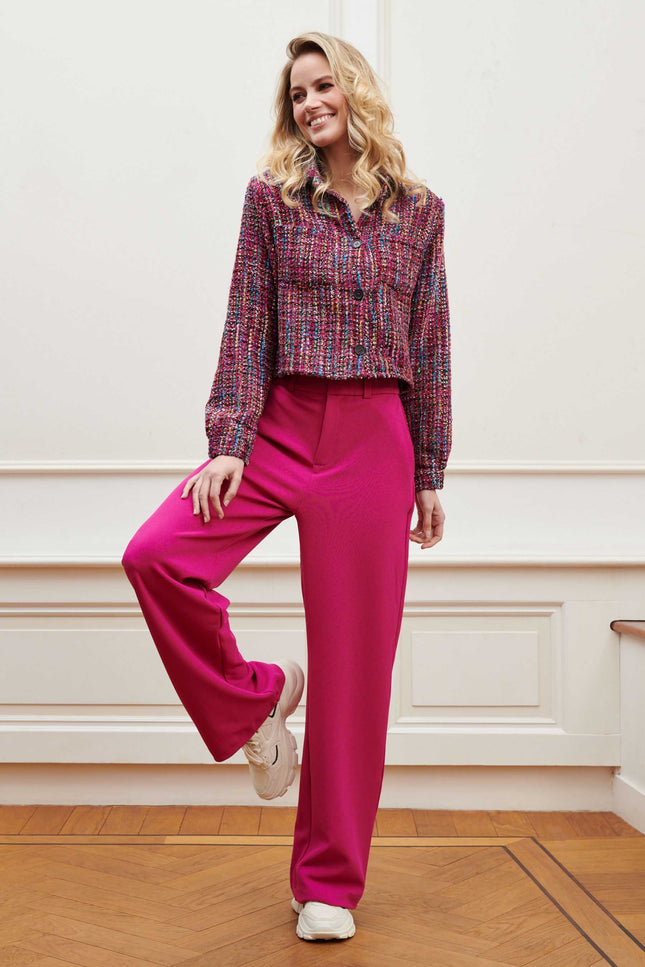 Lofty Manner Broek Nova Pink Stretchshop.nl