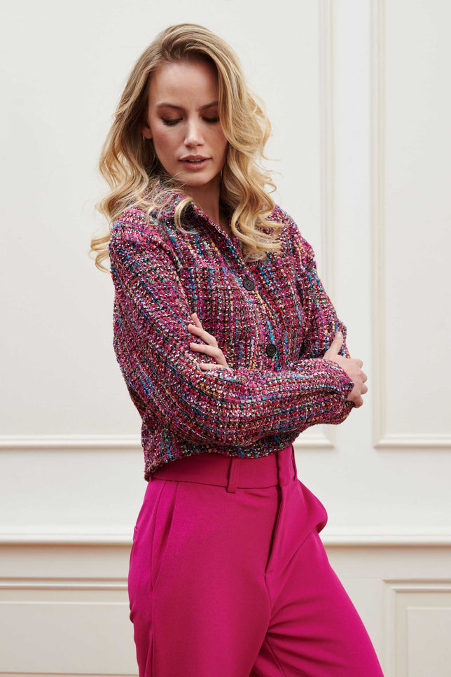 Lofty Manner Jacket Gianna Pink Stretchshop.nl