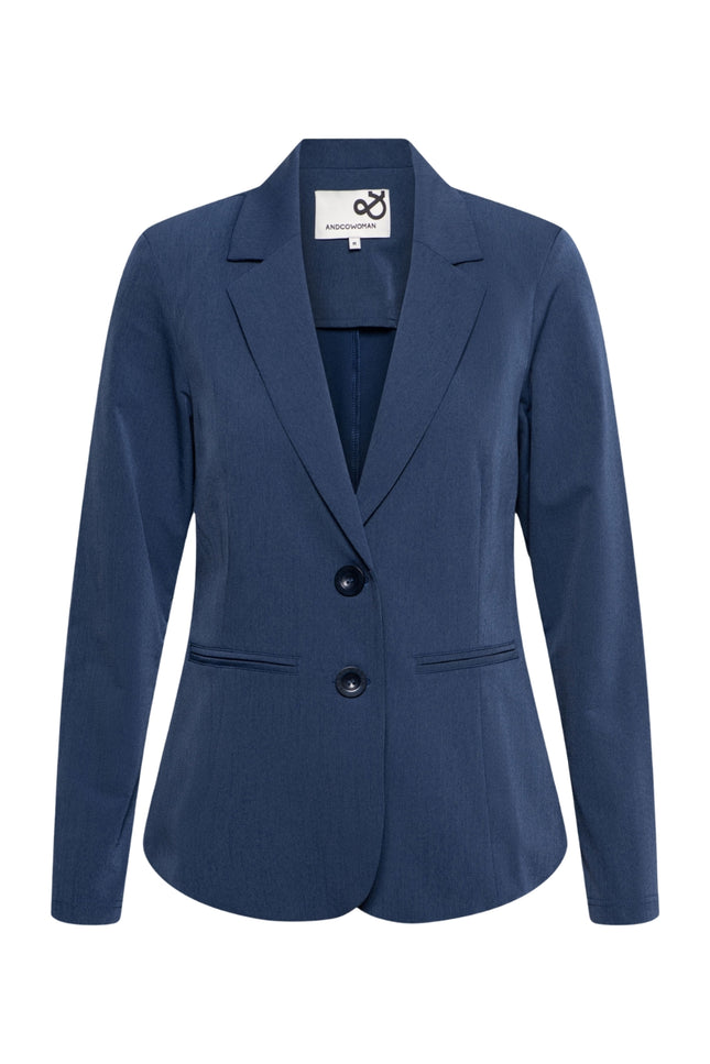 Travel Blazer Phileine Melee Indigo BZ156