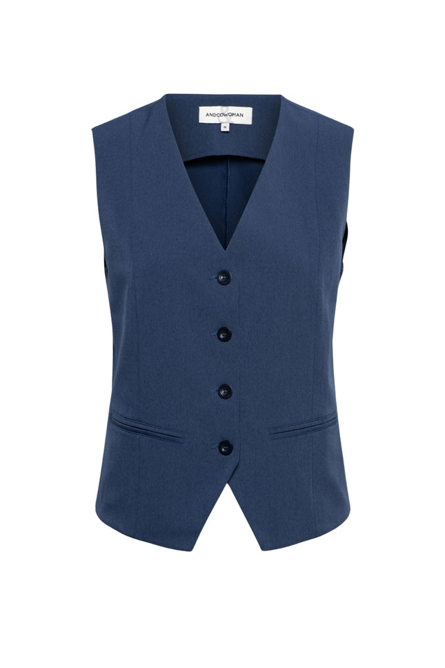 Travel Gilet Priya Melee Indigo GL106