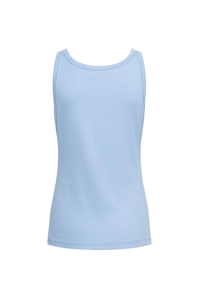 &Co woman Top Selena Embro Chambray Blue SG108 Stretchshop.nl