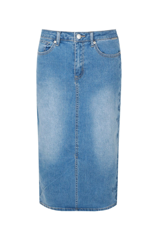 G-maxx Rok Gracie Jeans Denim Mid Blue Stretchshop.nl