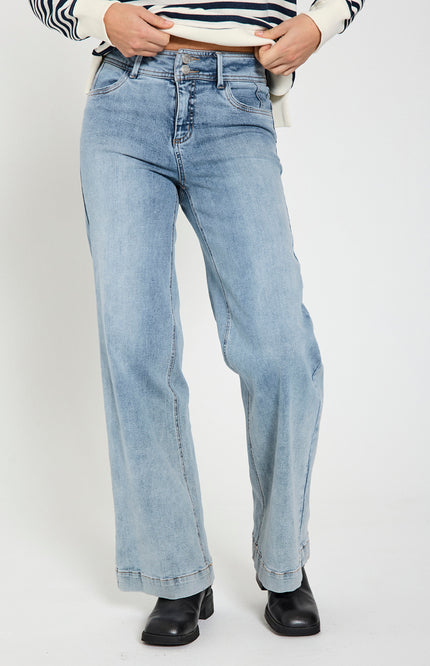 Freequent Jeans Fqlopez Light Blue Denim L32 Stretchshop.nl