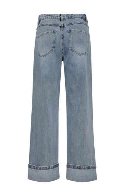 Freequent Jeans Fqmidde Ligt Blue Denim L32 Stretchshop.nl