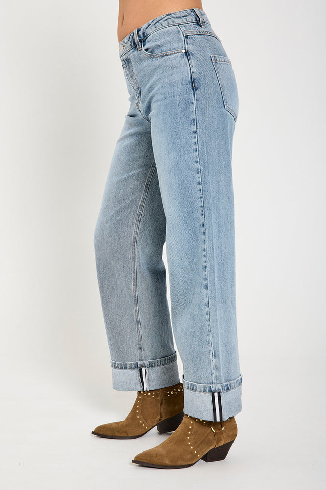 Freequent Jeans Fqmidde Ligt Blue Denim L32 Stretchshop.nl