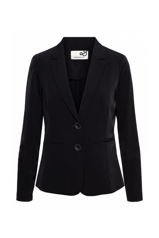 Heavy Travel Blazer Phileine Zwart BZ167