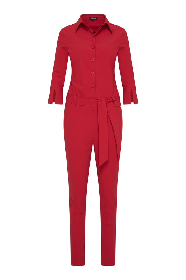 Travel jumpsuit dark red 202033