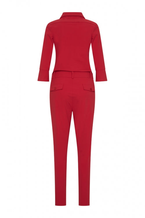 Travel jumpsuit dark red 202033