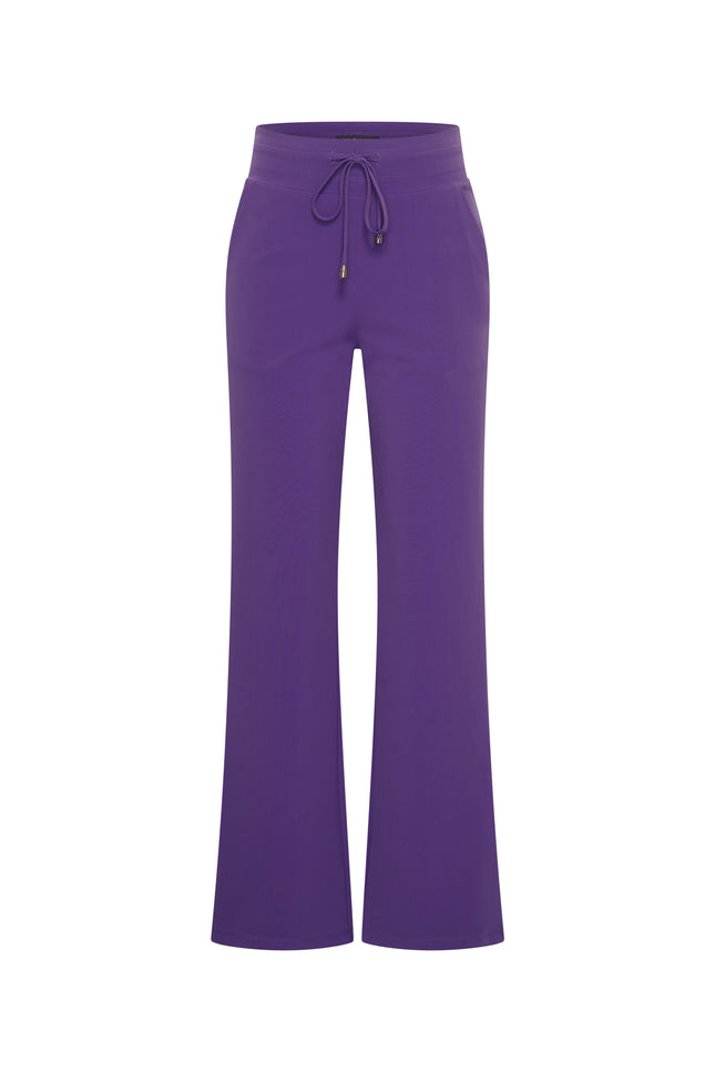 Travel broek flared purple 202089