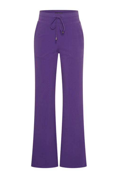 Travel broek flared purple 202089