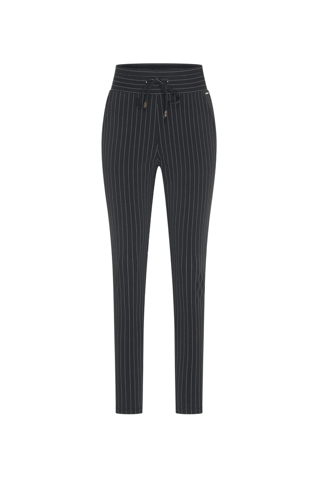 Travel broek black pinstripe 202134