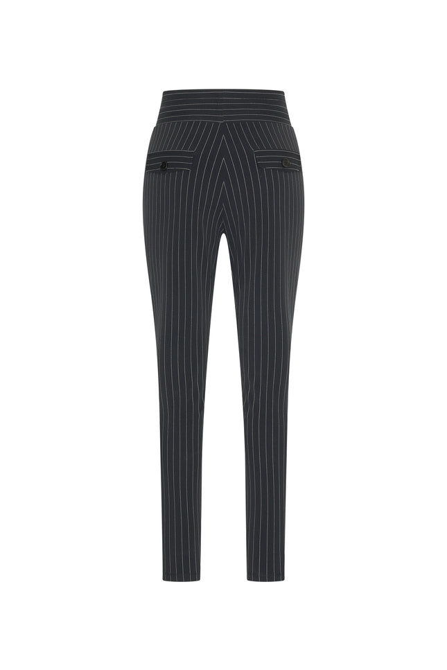 Travel broek black pinstripe 202134