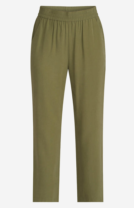 Zizo Broek ornella l/28 pale green d6 Stretchshop.nl