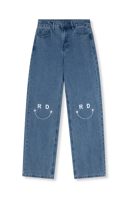 Refined Department Jeans smiley hannah blue denim Stretchshop.nl