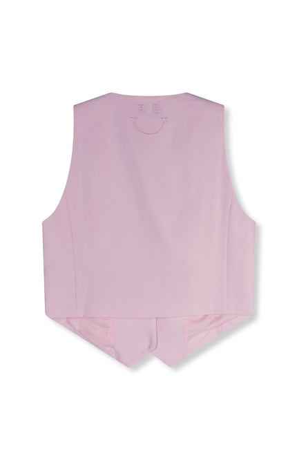 Refined Department Gilet emili soft pink Stretchshop.nl