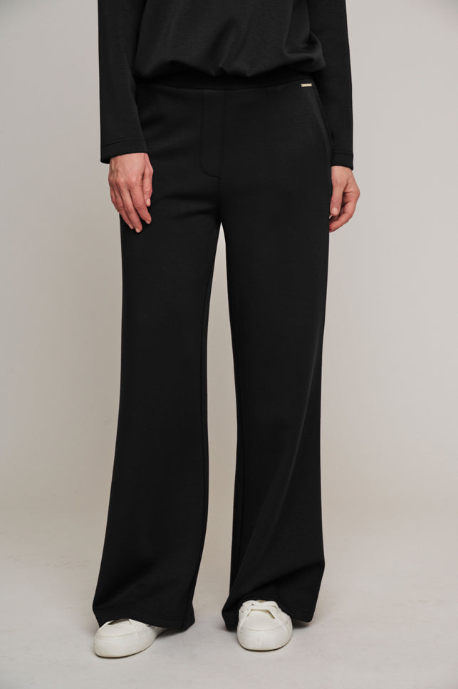 Rino & Pelle Broek goya straight leg black Stretchshop.nl