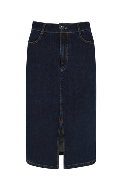 Elvira Casuals Rok cristy dark denim 24-039 Stretchshop.nl