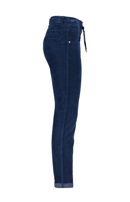 Red Button Broek Tessy velvet jeans blue  SRB4322 Stretchshop.nl