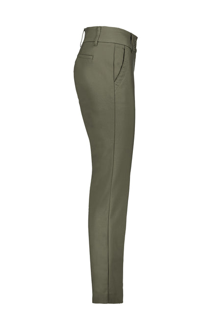 Red Button Broek diana smart dark khaki SRB4383 Stretchshop.nl