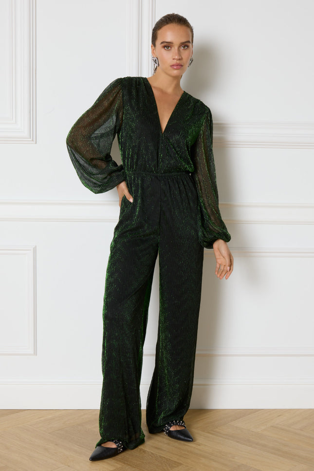 Refined Department Jumpsuit kitt green R2411350596 Stretchshop.nl