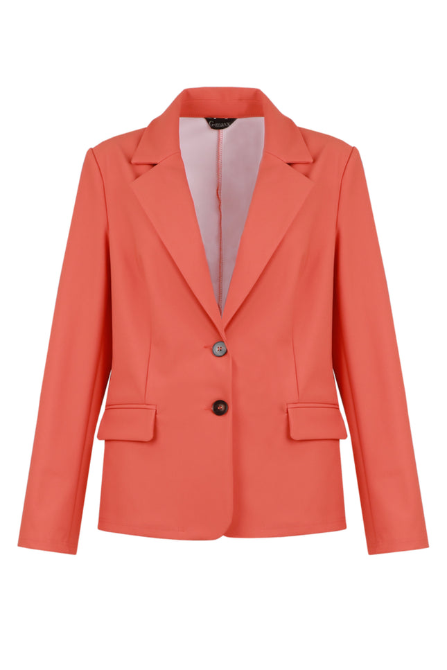 G-maxx Blazer evie donker papaya Stretchshop.nl