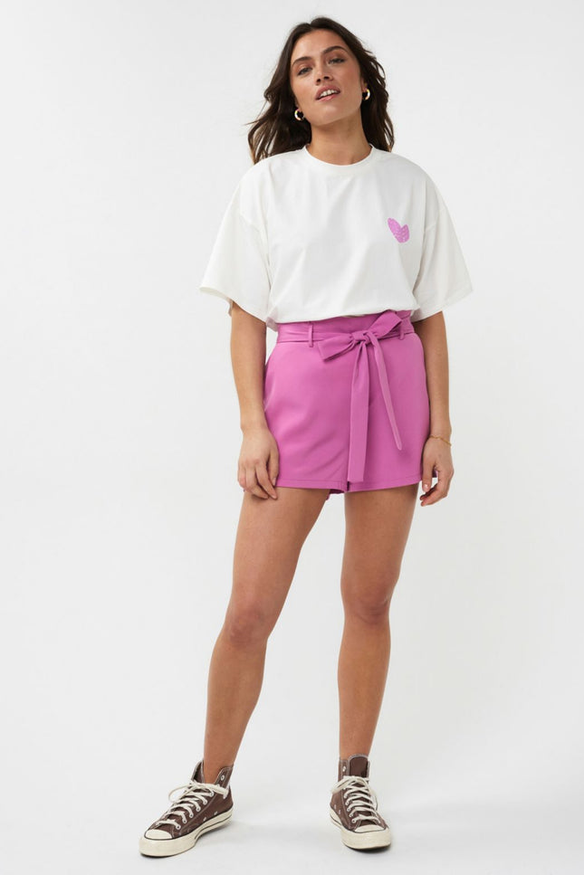 Ydence Short maud pink purple Stretchshop.nl