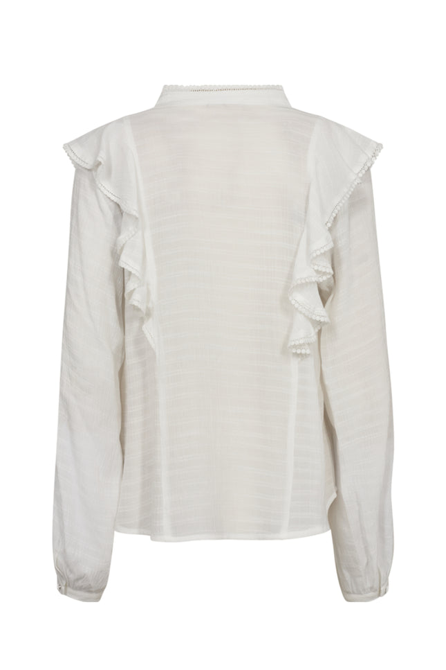 Freequent Blouse fqshu star offwhite Stretchshop.nl