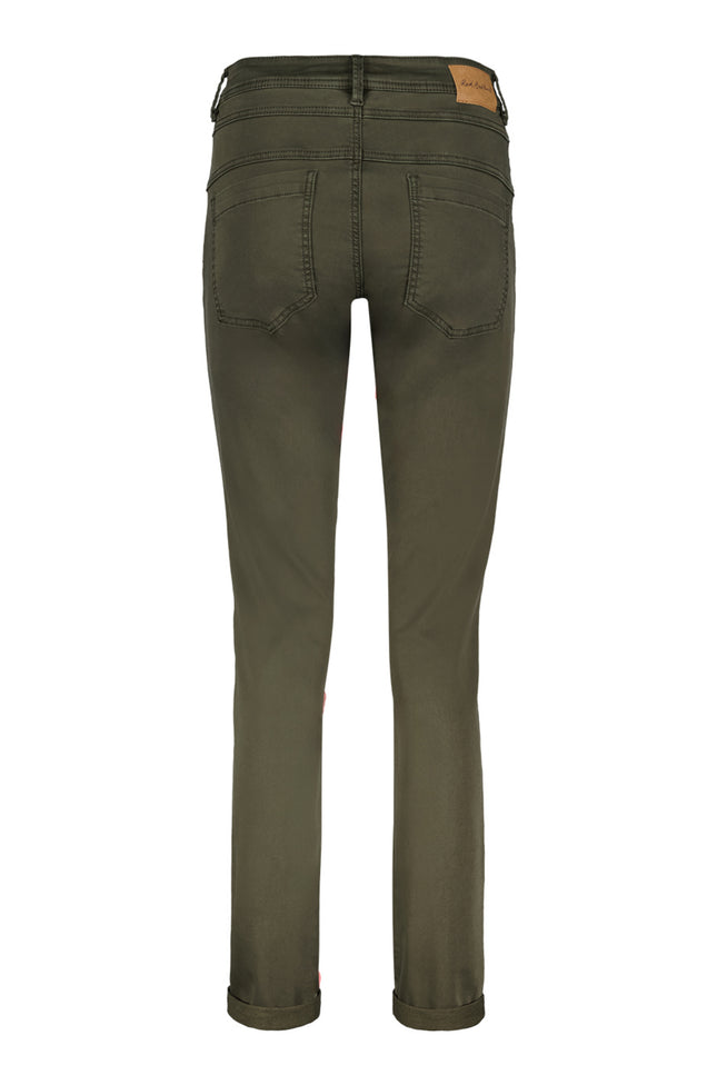 Red Button Broek relax jog dark green SRB4286 Stretchshop.nl