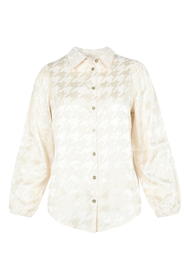 Elvira Casuals Blouse esther champagne 24-042 Stretchshop.nl