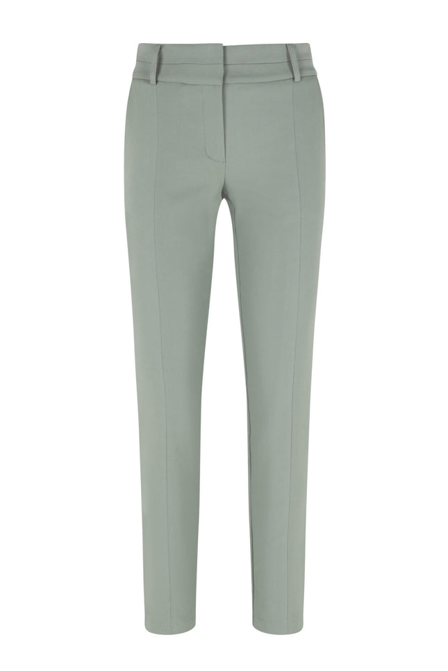 Elvira Casuals Broek lize green 24-016 Stretchshop.nl