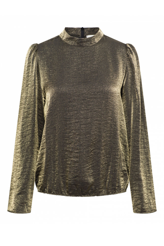 &Co woman Blouse elin Goud BL320 Stretchshop.nl