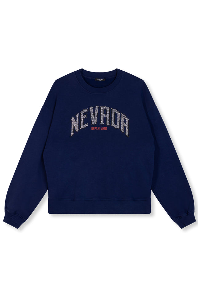 Refined Department Sweater Jayne Navy Stretchshop.nl