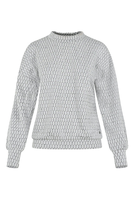 Elvira Casuals Trui milou grey 24-066 Stretchshop.nl