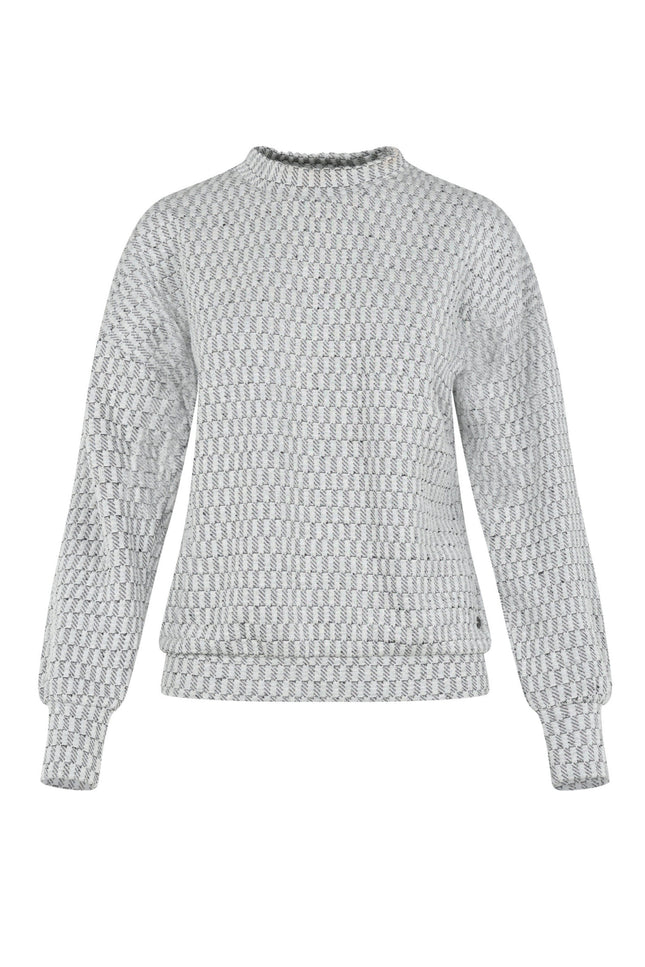 Elvira Casuals Trui milou grey 24-066 Stretchshop.nl