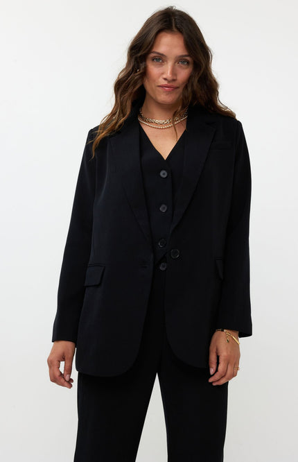 Ydence Blazer Maisie Black Stretchshop.nl